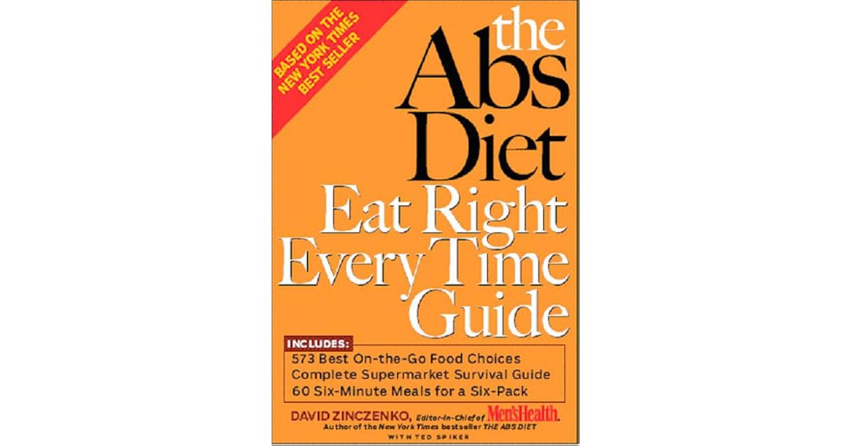 The Abs Diet Eat Right Every Time Guide by David Zinczenko — Reviews