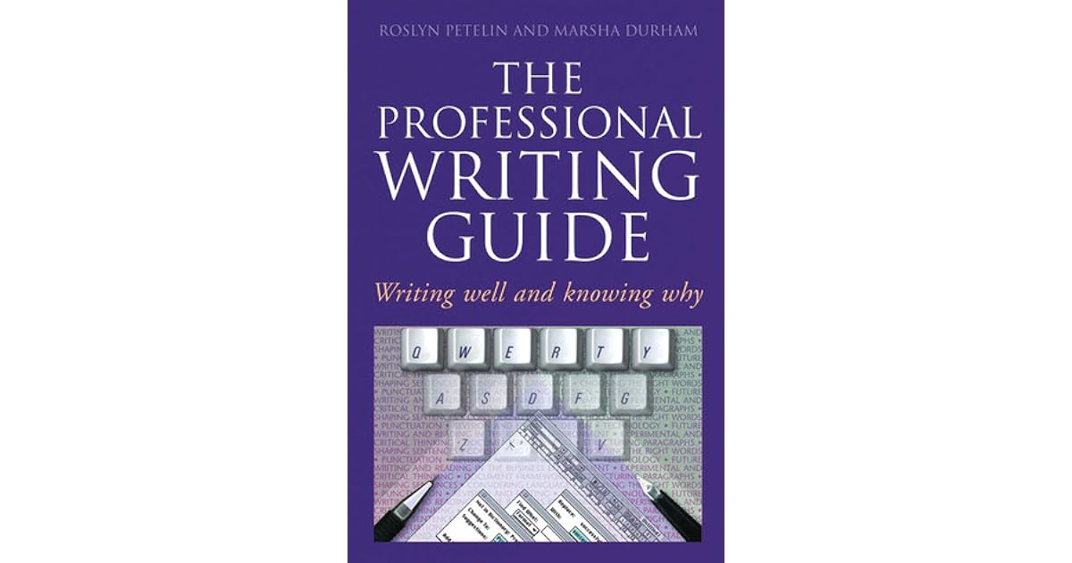 Professional writing textbook picture