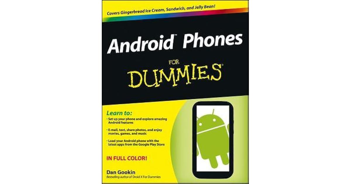 Android Phones for Dummies by Dan Gookin — Reviews, Discussion