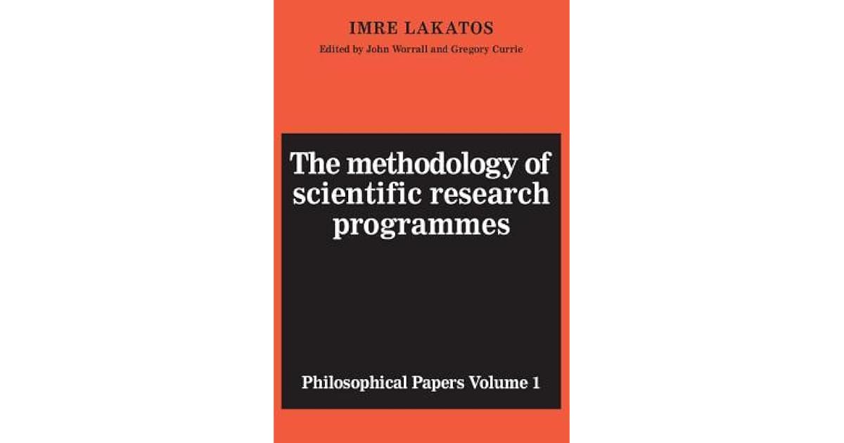 Philosophical Papers, Volume 1 The Methodology of Scientific Research