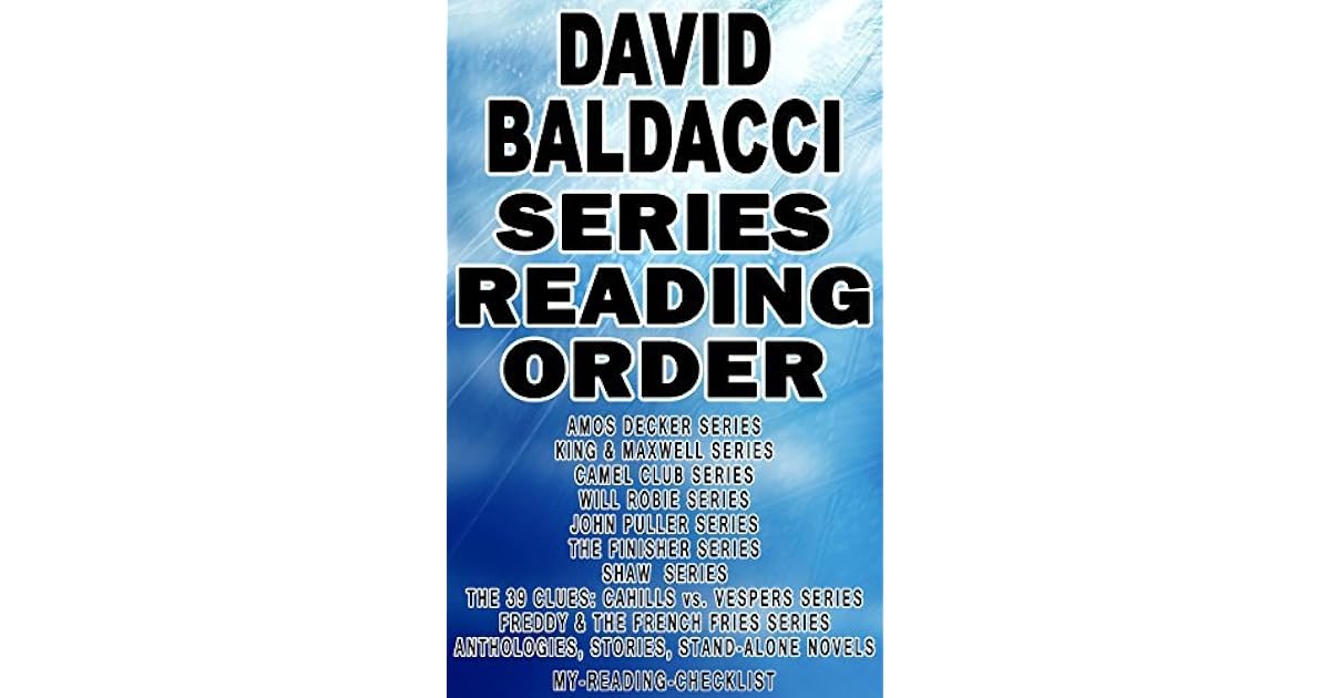David Baldacci: Series Reading Order by My Reading Checklist — Reviews, Discussion, Bookclubs, Lists