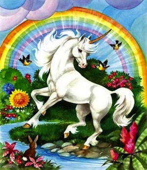 unicorns and rainbows
