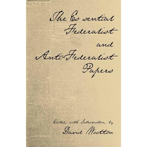 Federalists vs anti federalist essay image