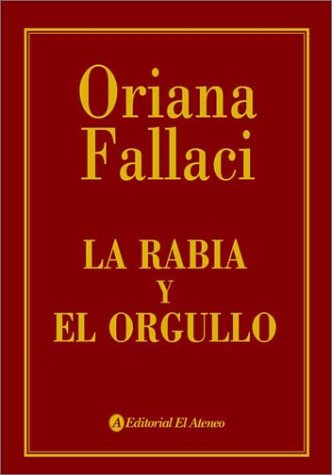 Portada de La rabia y el orgullo, de Oriana Fallaci