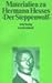 Materialien Zu Hermann Hesses "Der Steppenwolf"