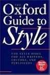 The Oxford Guide To Style