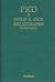 PKD: A Philip K. Dick Bibliography (Bibliographies and Indexes in Science Fiction, Fantasy, and Horror)