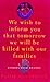 We Wish to Inform You That Tomorrow We Will Be Killed with Our Families : Stories from Rwanda