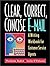 Clear, Correct, Concise E-Mail: A Writing Workbook for Customer Service Agents, Fourth Edition