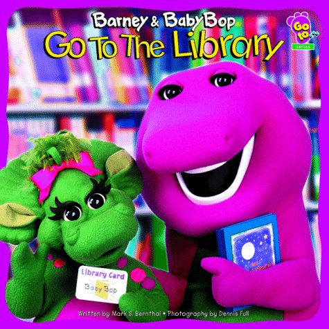 Barney & Baby Bop Go To The Library (Library Binding)