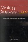 Writing and Analysis in the Law (Textbook)