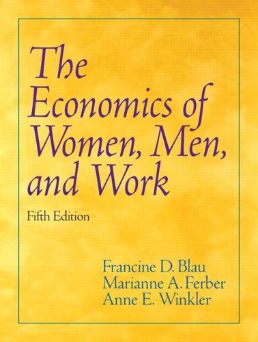 Economics of Women, Men, And Work (Paperback)