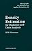 Density Estimation for Statistics and Data Analysis