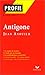 Antigone (1944), Anouilh: Résumé, Personnages, Thèmes