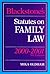 Statutes on Family Law: 2000/2001 (Blackstone's Statute Books)
