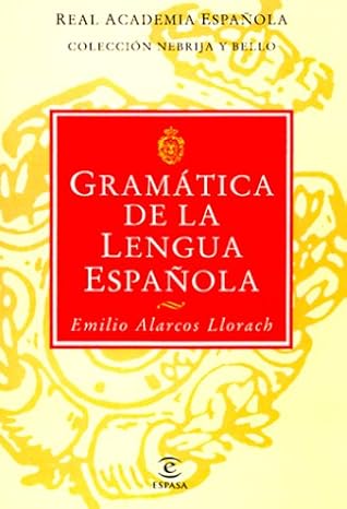 Gramática de la lengua española