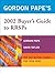 Gordon Pape's 2002 Buyer's Guide to RRSPs