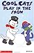 Cool cats play in the snow