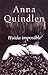 Huida imposible by Anna Quindlen