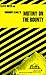 Cliffsnotes Mutiny on the Bounty (Cliffs Notes Series)