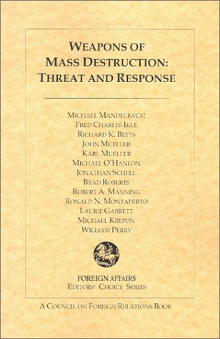 Capa do Livro Weapons of Mass Destruction: Threat and Response