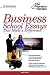 Business School Essays that...