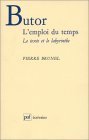 Butor. L'emploi du temps