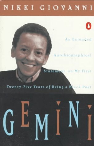 Gemini: An Extended Autobiographical Statement on My First Twenty-Five Years of Being a Black Poet (Paperback)