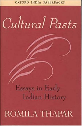 Cultural Pasts: Essays in Early Indian History (Paperback)