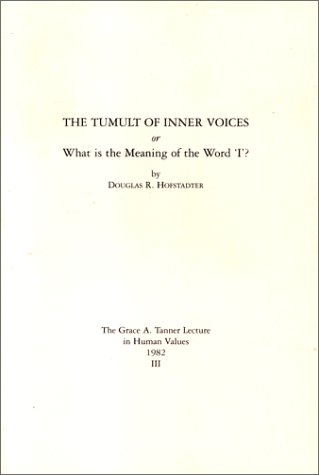 The Tumult of Inner Voices or What Is the Meaning of the Word "I" (Paperback)
