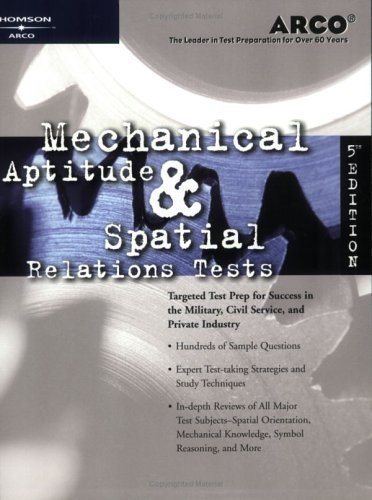 ARCO Mechanical Aptitude & Spatial Relations Tests (Paperback)