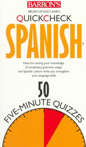Quickcheck Spanish (Barron's Quickcheck Language Series) (English, Spanish and Spanish Edition)