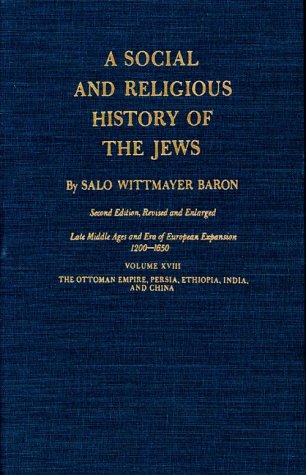 Social and Religious History of the Jews, Volume 18 (Hardcover)