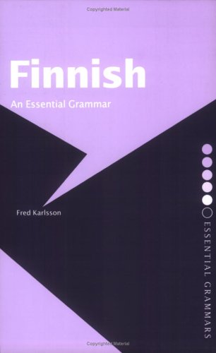 Finnish: An Essential Grammar (Routledge Essential Grammars)