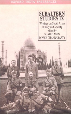 Subaltern Studies: Writings on South Asian History and Society, Vol. 9 (Paperback)