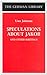 Speculations about Jakob: Uwe Johnson: and other writings (German Library)