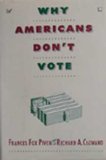 Why Americans Don't Vote (Hardcover)