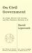 On Civil Government: Its Or...