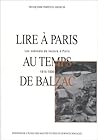 Lire à Paris au temps de Balzac - Les cabinets de lecture à