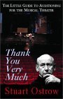 Thank You Very Much: The Little Guide to Auditioning for the Musical Theater
