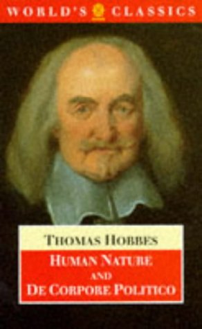 Human Nature and De Corpore Politico (Paperback)