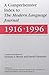 A Comprehensive Index to the Modern Language Journal: 1916-1996