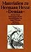 Materialien zu Hermann Hesses ' Demian' II. Die Wirkungsgesch... by Volker Michels