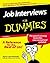 Job Interviews For Dummies