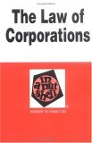 The Law of Corporations: In a Nutshell (NUTSHELL SERIES)