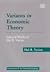 Variants in Economic Theory...