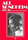 All Sondheim, Vol 3: Piano/Vocal