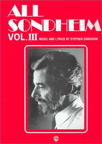 All Sondheim, Vol 3: Piano/Vocal (Paperback)