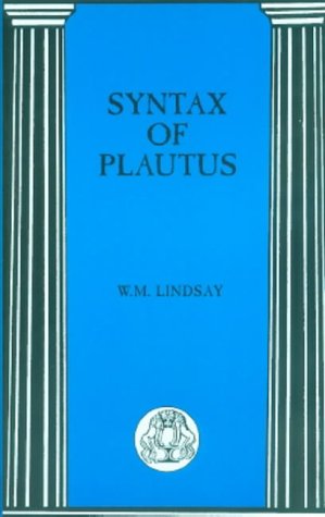 Syntax of Plautus (Paperback)