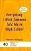 Everything I Wish Someone Told Me in High School by Matthew Yerington Everything I Wish Someone Told Me in High School by Matthew Yerington
